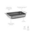 Купить Жаровня с решеткой и антипригарным покрытием slip-let®, 25х18 см в Астане и по всему Казахстану.Жаровня с решеткой и антипригарным покрытием slip-let®, 25х18 см, изображение 5