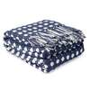 Купить Покрывало из хлопка polka dots темно-синего цвета из коллекции essential, 180х250 см в Астане и по всему Казахстану.Покрывало из хлопка polka dots темно-синего цвета из коллекции essential, 180х250 см