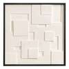 Купить Панно декоративное с эффектом 3d minimalism square, с черной рамой, 60х60 см в Астане и по всему Казахстану.Панно декоративное с эффектом 3d minimalism square, с черной рамой, 60х60 см