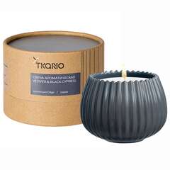 Купить Свеча ароматическая vetiver & black cypress из коллекции edge, серый, 30 ч в Астане и по всему Казахстану.Свеча ароматическая vetiver & black cypress из коллекции edge, серый, 30 ч