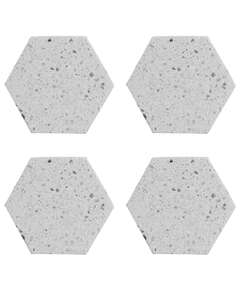 Купить Набор из 4 подставок из камня elements hexagonal 10 см в Астане и по всему Казахстану.Набор из 4 подставок из камня elements hexagonal 10 см