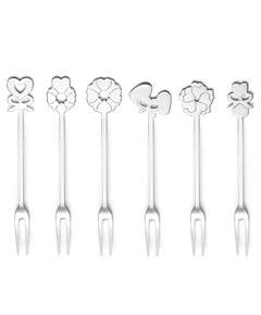 Купить Набор из 6 вилок для закусок cutlery love, стальные в Астане и по всему Казахстану.Набор из 6 вилок для закусок cutlery love, стальные