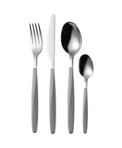 Купить Набор из 24 столовых приборов cutlery my fusion, серые в Астане и по всему Казахстану.Набор из 24 столовых приборов cutlery my fusion, серые