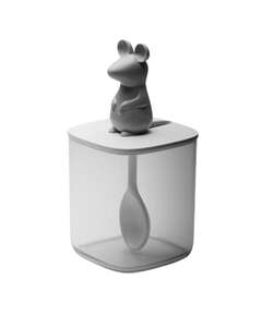 Купить Банка для сыпучих продуктов lucky mouse seasoning с ложкой, 250 мл в Астане и по всему Казахстану.Банка для сыпучих продуктов lucky mouse seasoning с ложкой, 250 мл