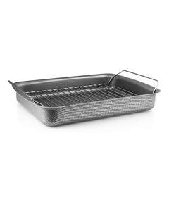 Купить Жаровня с решеткой и антипригарным покрытием slip-let®, 31х23 см в Астане и по всему Казахстану.Жаровня с решеткой и антипригарным покрытием slip-let®, 31х23 см
