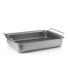 Купить Жаровня с решеткой и антипригарным покрытием slip-let®, 35х25 см в Астане и по всему Казахстану.Жаровня с решеткой и антипригарным покрытием slip-let®, 35х25 см