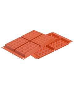 Купить Форма для приготовления вафель waffel classic силиконовая красная в Астане и по всему Казахстану.Форма для приготовления вафель waffel classic силиконовая красная