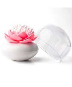 Купить Контейнер для хранения ватных палочек lotus, белый/розовый в Астане и по всему Казахстану.Контейнер для хранения ватных палочек lotus, белый/розовый