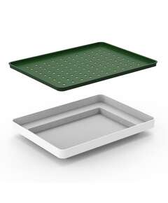 Купить Лоток для полива растений oasis tray, белый в Астане и по всему Казахстану.Лоток для полива растений oasis tray, белый