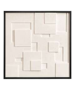 Купить Панно декоративное с эффектом 3d minimalism square, с черной рамой, 60х60 см в Астане и по всему Казахстану.Панно декоративное с эффектом 3d minimalism square, с черной рамой, 60х60 см