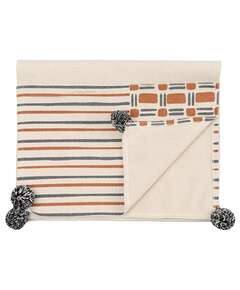 Купить Дорожка на стол с геометрическим рисунком abstract play из коллекции ethnic, 45х150 см в Астане и по всему Казахстану.Дорожка на стол с геометрическим рисунком abstract play из коллекции ethnic, 45х150 см