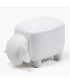 Купить Контейнер для мелочей sheepshape, белый с белой крышкой в Астане и по всему Казахстану.Контейнер для мелочей sheepshape, белый с белой крышкой
