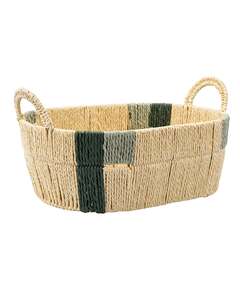 Купить Корзина плетеная овальная bodhran sage из коллекции ethnic, размер s в Астане и по всему Казахстану.Корзина плетеная овальная bodhran sage из коллекции ethnic, размер s