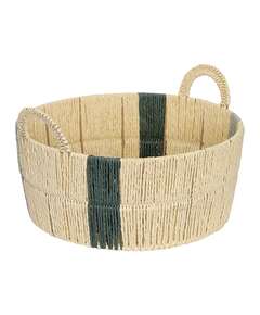 Купить Корзина плетеная круглая bodhran sage из коллекции ethnic, размер l в Астане и по всему Казахстану.Корзина плетеная круглая bodhran sage из коллекции ethnic, размер l