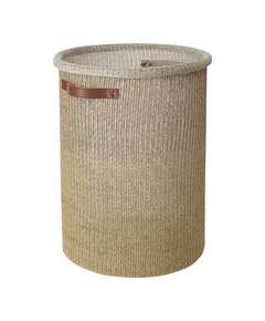 Купить Корзина для хранения sustainable collection, D42х55 см, бежевая в Астане и по всему Казахстану.Корзина для хранения sustainable collection, D42х55 см, бежевая