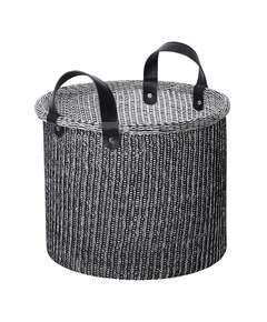 Купить Корзина для хранения sustainable collection, D32х28 см, черная в Астане и по всему Казахстану.Корзина для хранения sustainable collection, D32х28 см, черная