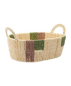 Купить Корзина плетеная овальная bodhran nature из коллекции ethnic, размер m в Астане и по всему Казахстану.Корзина плетеная овальная bodhran nature из коллекции ethnic, размер m
