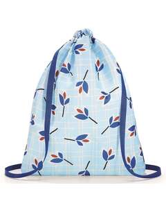 Купить Рюкзак складной mini maxi sacpack leaves blue в Астане и по всему Казахстану.Рюкзак складной mini maxi sacpack leaves blue