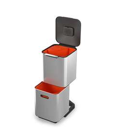 Купить Контейнер для мусора с двумя баками totem compact, 40 л, нержавеющая сталь в Астане и по всему Казахстану.Контейнер для мусора с двумя баками totem compact, 40 л, нержавеющая сталь