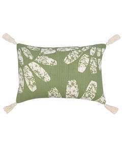 Купить Подушка декоративная с рисунком flowers и кисточками из коллекции ethnic, 30х45 см в Астане и по всему Казахстану.Подушка декоративная с рисунком flowers и кисточками из коллекции ethnic, 30х45 см
