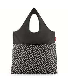 Купить Сумка складная mini maxi shopper plus signature black в Астане и по всему Казахстану.Сумка складная mini maxi shopper plus signature black