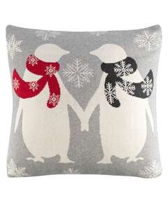 Купить Подушка вязаная с новогодним рисунком festive penguins из коллекции new year essential, 45x45 см в Астане и по всему Казахстану.Подушка вязаная с новогодним рисунком festive penguins из коллекции new year essential, 45x45 см