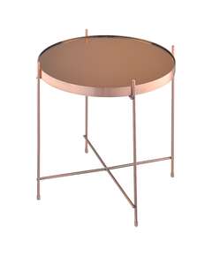 Купить Столик josen, D43 см, медный в Астане и по всему Казахстану.Столик josen, D43 см, медный
