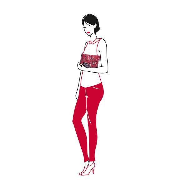 Купить Косметичка case 1 paisley ruby в Астане и по всему Казахстану.Косметичка case 1 paisley ruby, изображение 2