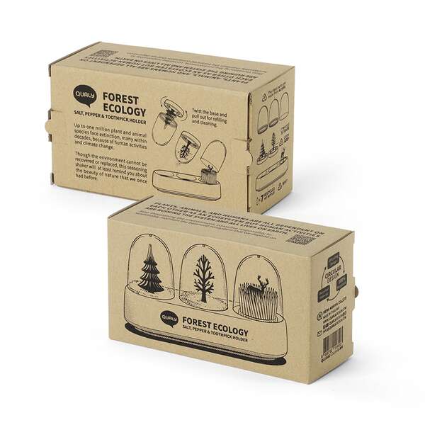 Купить Набор емкостей для соли, перца, зубочисток с подставкой forest ecology в Астане и по всему Казахстану.Набор емкостей для соли, перца, зубочисток с подставкой forest ecology, изображение 9