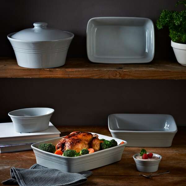 Купить Блюдо для запекания classic kitchen, 21х32 см, серое в Астане и по всему Казахстану.Блюдо для запекания classic kitchen, 21х32 см, серое, изображение 2