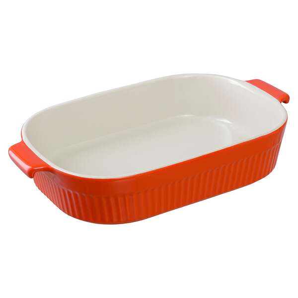 Купить Блюдо для запекания soft ripples, 29,2х18,2 см, красное в Астане и по всему Казахстану.Блюдо для запекания soft ripples, 29,2х18,2 см, красное, изображение 2