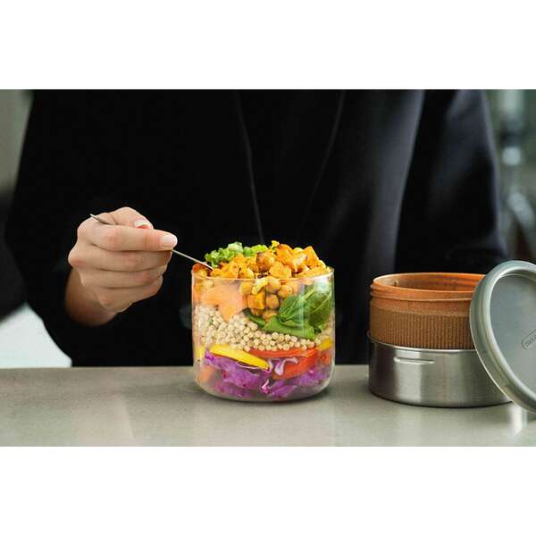 Купить Ланч-бокс glass lunch pot, 600 мл, коричневый в Астане и по всему Казахстану.Ланч-бокс glass lunch pot, 600 мл, коричневый, изображение 12