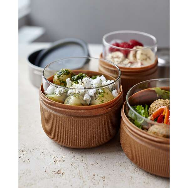 Купить Ланч-бокс glass lunch pot, 450 мл, коричневый в Астане и по всему Казахстану.Ланч-бокс glass lunch pot, 450 мл, коричневый, изображение 7