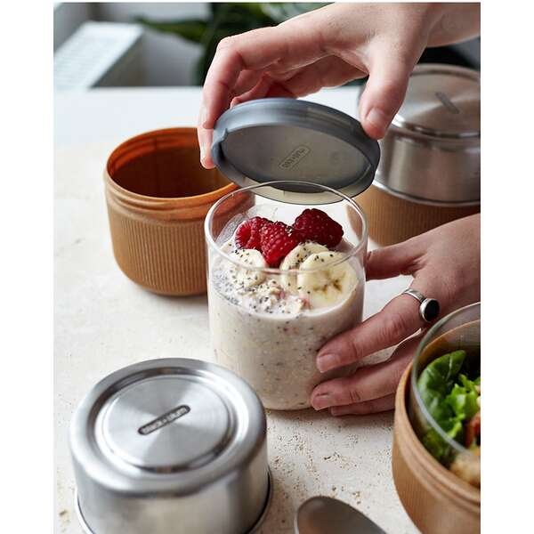 Купить Ланч-бокс glass lunch pot, 450 мл, коричневый в Астане и по всему Казахстану.Ланч-бокс glass lunch pot, 450 мл, коричневый, изображение 16