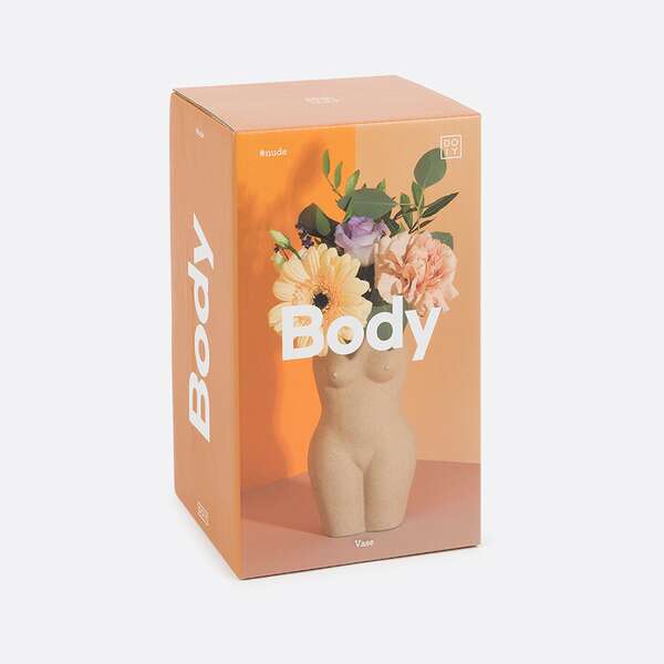 Купить Ваза для цветов body, white, 18,8 см в Астане и по всему Казахстану.Ваза для цветов body, white, 18,8 см, изображение 6
