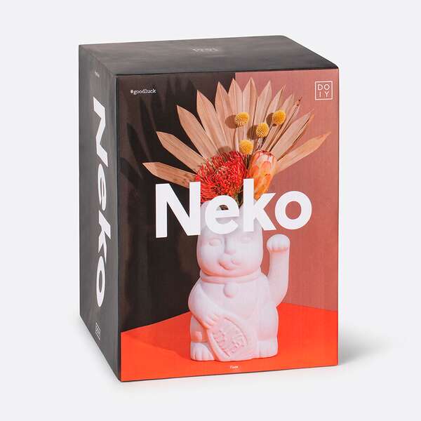 Купить Ваза для цветов neko, 20 см, белая в Астане и по всему Казахстану.Ваза для цветов neko, 20 см, белая, изображение 5