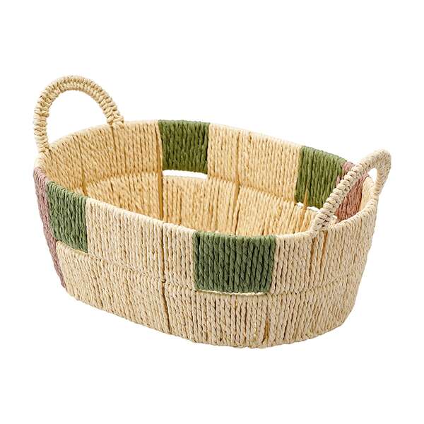 Купить Корзина плетеная овальная bodhran nature из коллекции ethnic, размер m в Астане и по всему Казахстану.Корзина плетеная овальная bodhran nature из коллекции ethnic, размер m, изображение 3