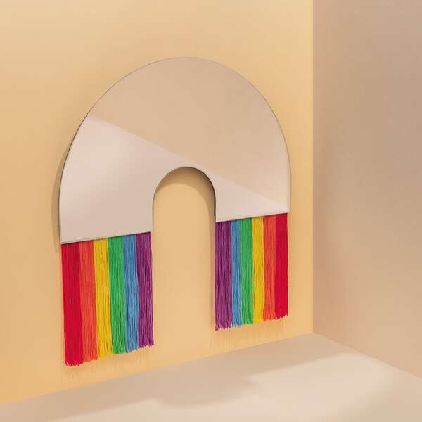 Купить Зеркало настенное rainbow, большое в Астане и по всему Казахстану.Зеркало настенное rainbow, большое, изображение 4