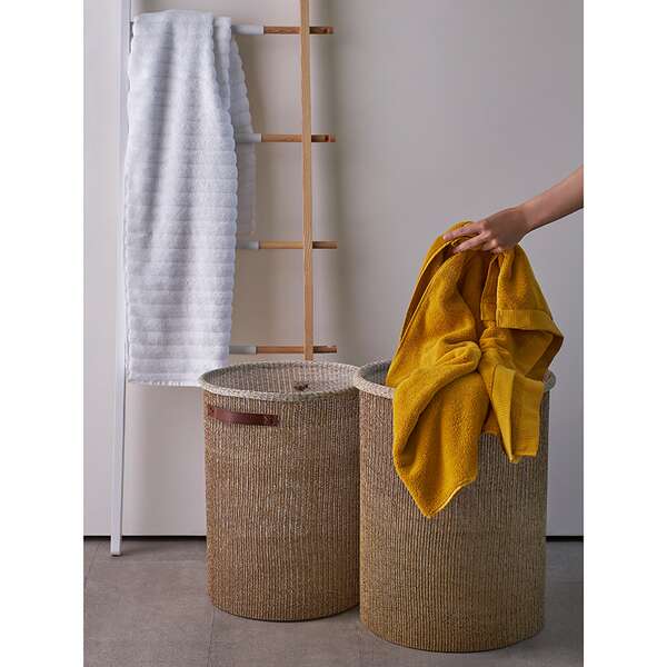 Купить Корзина для хранения sustainable collection, D37х52 см, бежевая в Астане и по всему Казахстану.Корзина для хранения sustainable collection, D37х52 см, бежевая, изображение 10