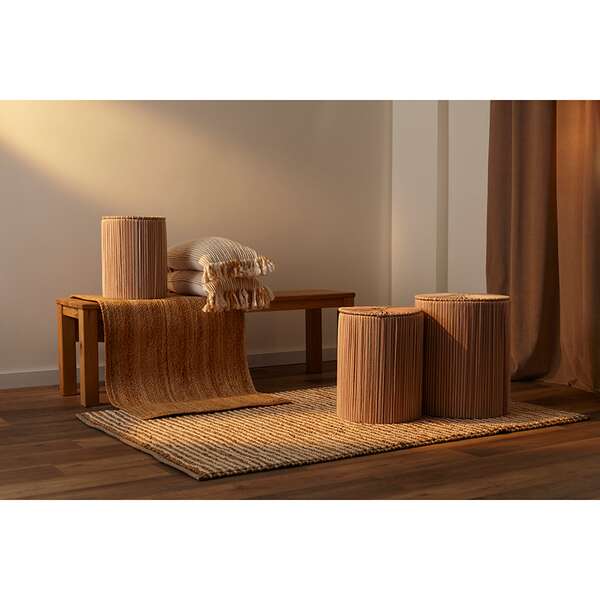 Купить Корзина плетеная dholak beige из коллекции ethnic, размер s в Астане и по всему Казахстану.Корзина плетеная dholak beige из коллекции ethnic, размер s, изображение 2