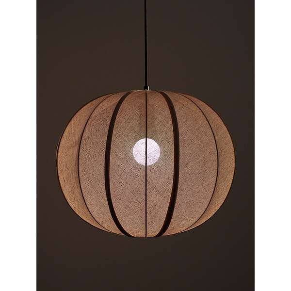 Купить Светильник подвесной texture rib, D48 см, бежевый в Астане и по всему Казахстану.Светильник подвесной texture rib, D48 см, бежевый, изображение 11