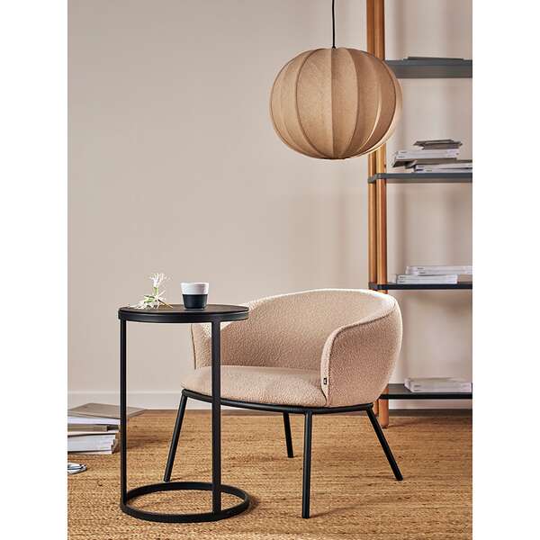 Купить Светильник подвесной texture rib, D48 см, бежевый в Астане и по всему Казахстану.Светильник подвесной texture rib, D48 см, бежевый, изображение 2