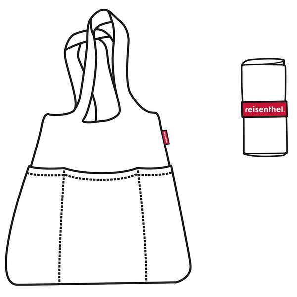 Купить Сумка складная mini maxi shopper plus bicolor синяя в Астане и по всему Казахстану.Сумка складная mini maxi shopper plus bicolor синяя, изображение 3