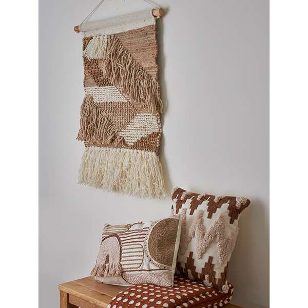 Купить Чехол на подушку декоративный beige geometry из коллекции ethnic, 35х60 см в Астане и по всему Казахстану.Чехол на подушку декоративный beige geometry из коллекции ethnic, 35х60 см, изображение 3