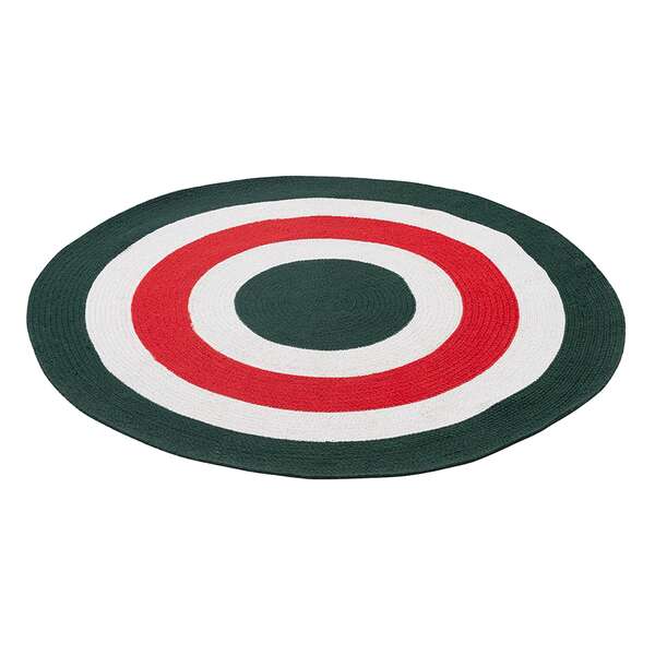 Купить Ковер из хлопка target темно-зеленого цвета из коллекции ethnic, D120 см в Астане и по всему Казахстану.Ковер из хлопка target темно-зеленого цвета из коллекции ethnic, D120 см, изображение 2
